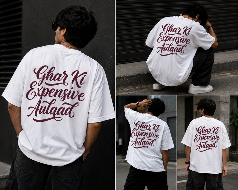 Ghar Ki Expensive Aulaad – Oversized T-Shirt