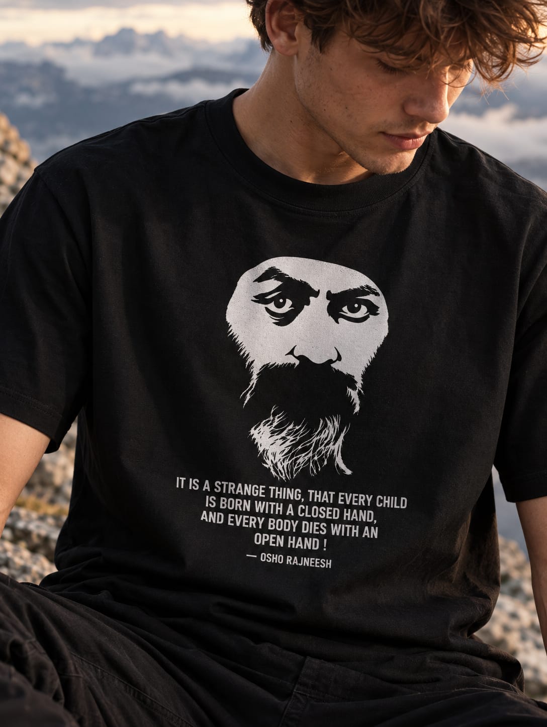 OSHO BLACK TEE