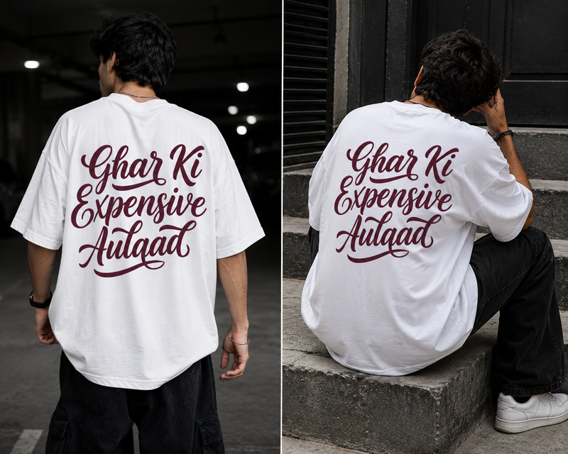 Ghar Ki Expensive Aulaad – Oversized T-Shirt